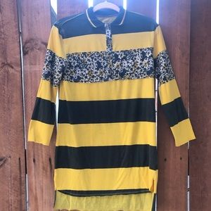 Art Class yellow striped dress